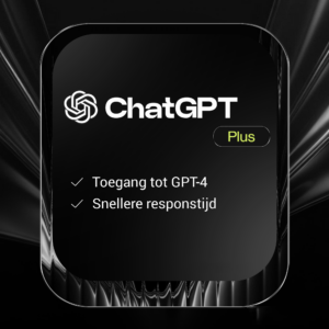 ChatGPT Plus – 1 maand
